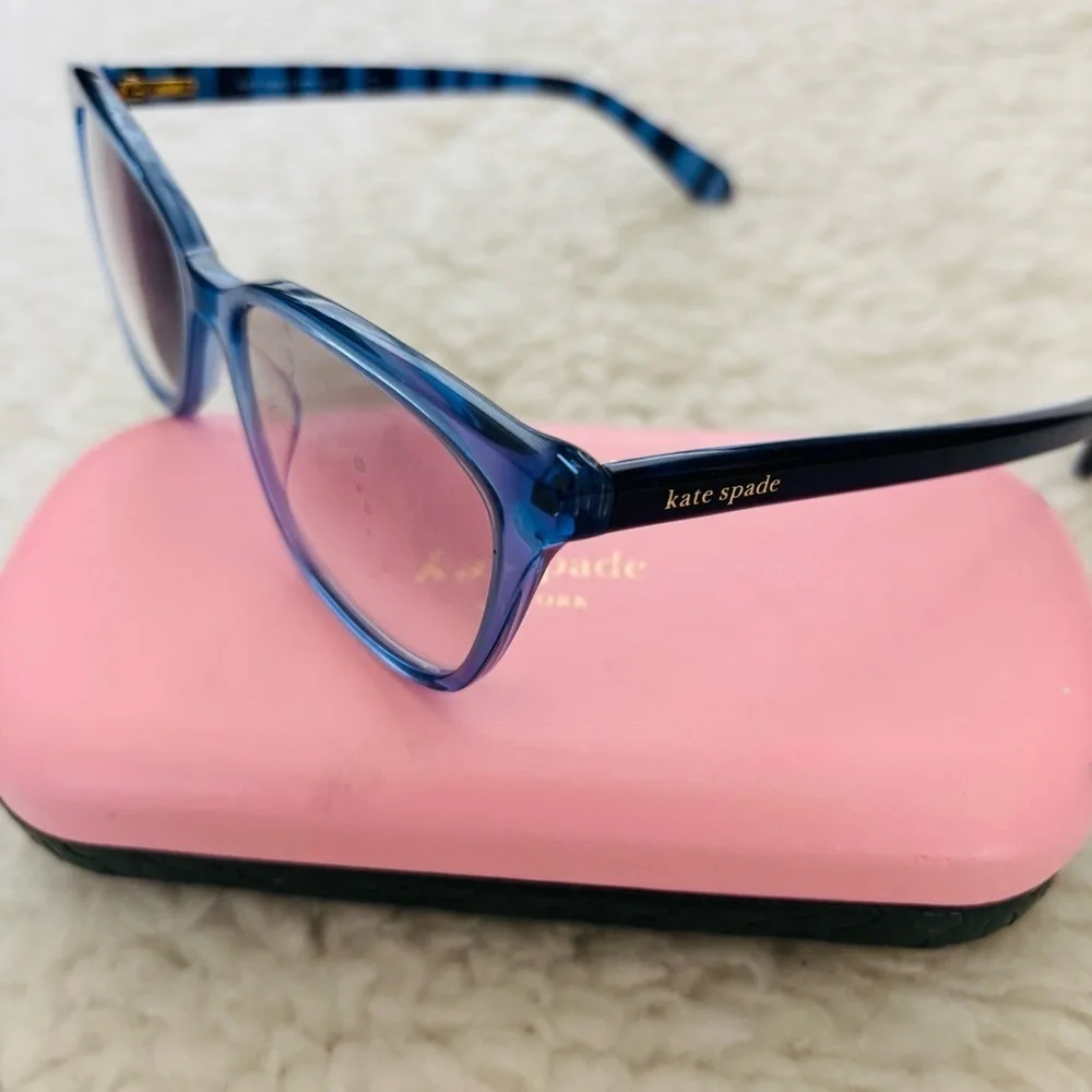 Kate Spade 2 Tone Blue Eyeglasses Frame Only w/ Case size 54 x 16 140